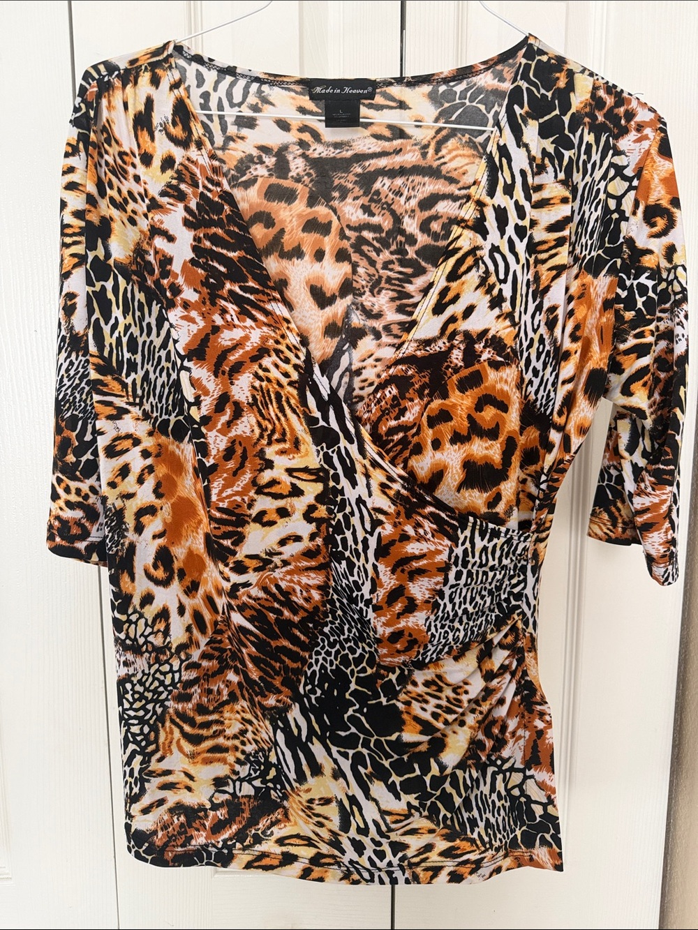 Made In Heaven animal print wrap around 🐈‍⬛ Size Large